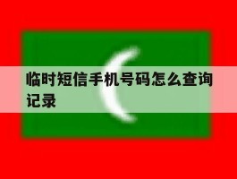 临时短信手机号码怎么查询记录