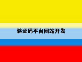 验证码平台网站开发