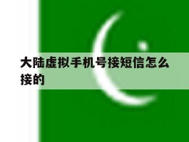 大陆虚拟手机号接短信怎么接的