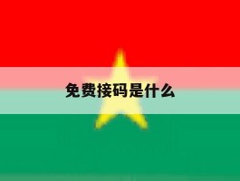 免费接码是什么