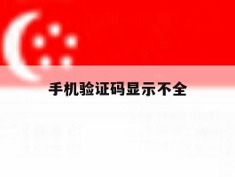 手机验证码显示不全