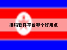 接码软件平台哪个好用点