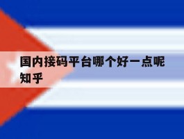 国内接码平台哪个好一点呢知乎