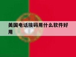 美国电话接码用什么软件好用
