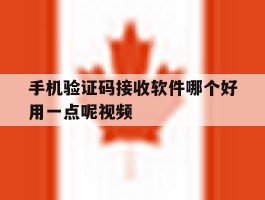 手机验证码接收软件哪个好用一点呢视频