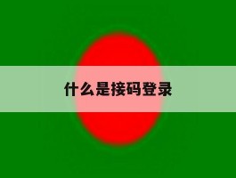 什么是接码登录