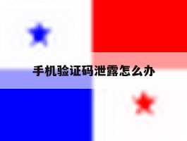 手机验证码泄露怎么办