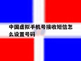 中国虚拟手机号接收短信怎么设置号码