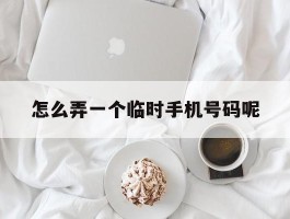 怎么弄一个临时手机号码呢