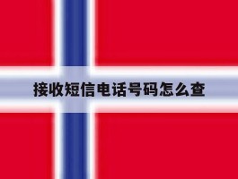 接收短信电话号码怎么查