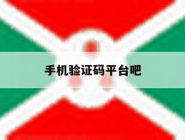 手机验证码平台吧