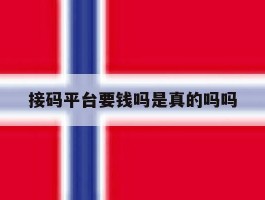 接码平台要钱吗是真的吗吗