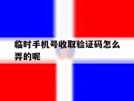 临时手机号收取验证码怎么弄的呢