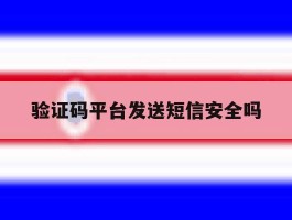 验证码平台发送短信安全吗