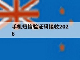 手机短信验证码接收2026
