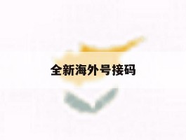 全新海外号接码