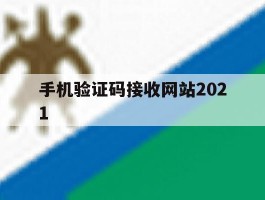 手机验证码接收网站2021
