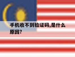 手机收不到验证码,是什么原因?
