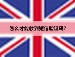 怎么才能收到短信验证码?的简单介绍