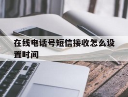 在线电话号短信接收怎么设置时间