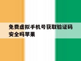 免费虚拟手机号获取验证码安全吗苹果