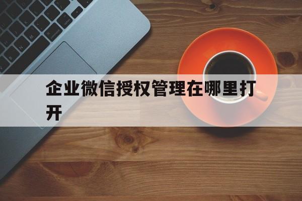 企业微信授权管理在哪里打开 企业微信授权管理在哪里打开