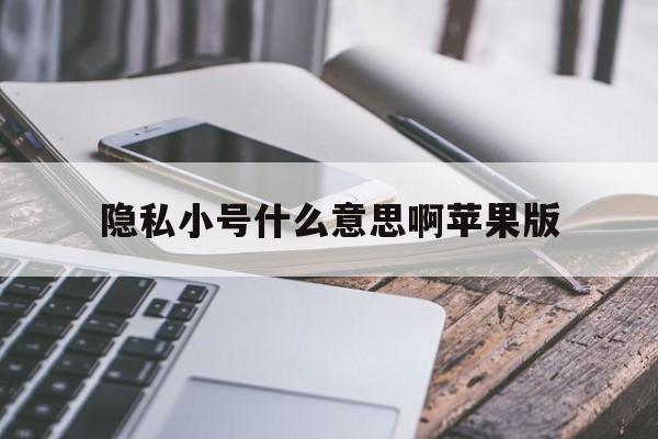 隐私小号什么意思啊苹果版 隐私小号什么意思啊苹果版
