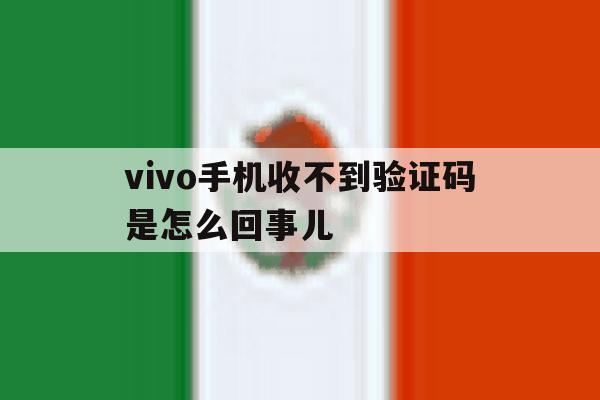 vivo手机收不到验证码是怎么回事儿 vivo手机收不到验证码是怎么回事儿