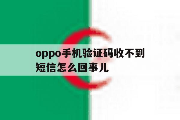 oppo手机验证码收不到短信怎么回事儿 oppo手机验证码收不到短信怎么回事儿