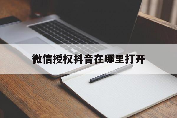 微信授权抖音在哪里打开 微信授权抖音在哪里打开