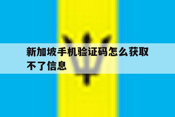 新加坡手机验证码怎么获取不了信息 新加坡手机验证码怎么获取不了信息