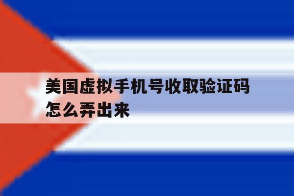 美国虚拟手机号收取验证码怎么弄出来 美国虚拟手机号收取验证码怎么弄出来