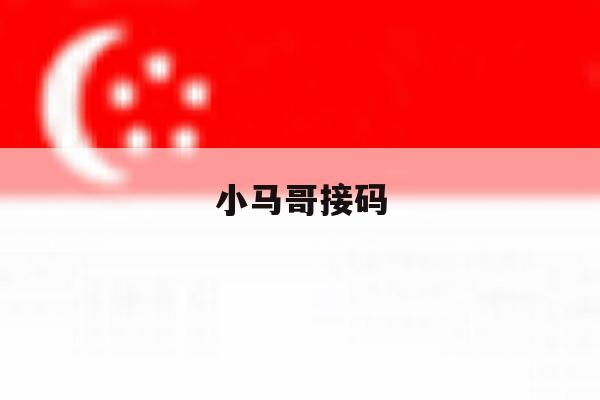 小马哥接码 小马哥接码