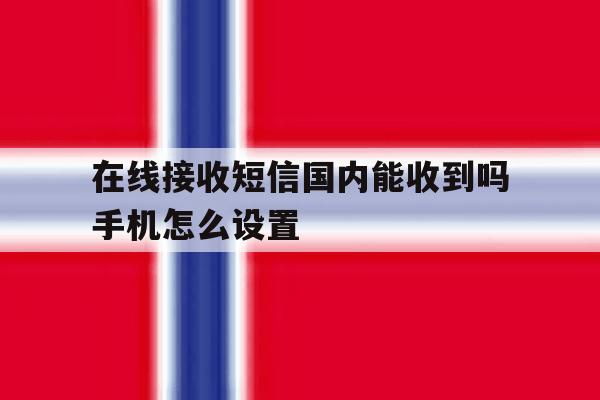在线接收短信国内能收到吗手机怎么设置 在线接收短信国内能收到吗手机怎么设置