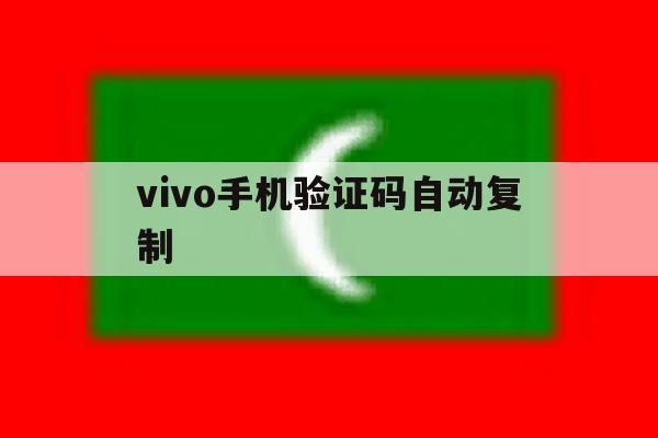 vivo手机验证码自动复制 vivo手机验证码自动复制