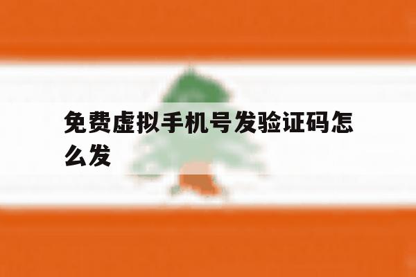 免费虚拟手机号发验证码怎么发 免费虚拟手机号发验证码怎么发