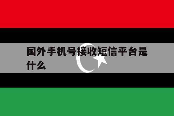 国外手机号接收短信平台是什么 国外手机号接收短信平台是什么