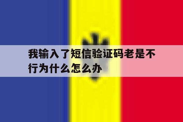 我输入了短信验证码老是不行为什么怎么办 我输入了短信验证码老是不行为什么怎么办