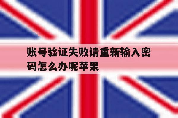 账号验证失败请重新输入密码怎么办呢苹果 账号验证失败请重新输入密码怎么办呢苹果