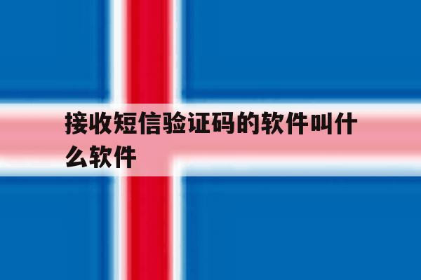 接收短信验证码的软件叫什么软件 接收短信验证码的软件叫什么软件