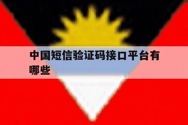 中国短信验证码接口平台有哪些 中国短信验证码接口平台有哪些