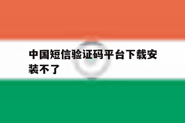 中国短信验证码平台下载安装不了 中国短信验证码平台下载安装不了