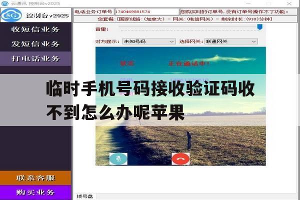 临时手机号码接收验证码收不到怎么办呢苹果 临时手机号码接收验证码收不到怎么办呢苹果