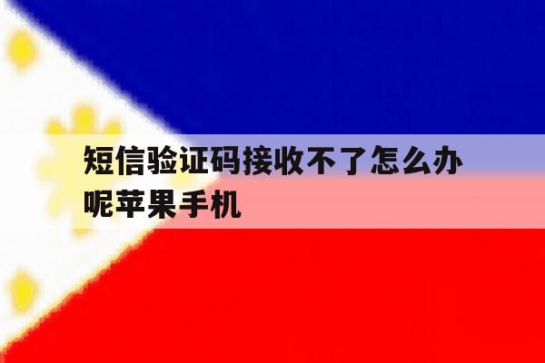 短信验证码接收不了怎么办呢苹果手机的简单介绍 短信验证码接收不了怎么办呢苹果手机的简单介绍