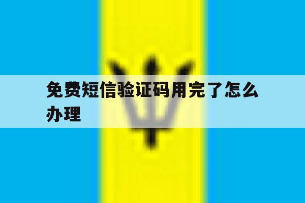 免费短信验证码用完了怎么办理 免费短信验证码用完了怎么办理