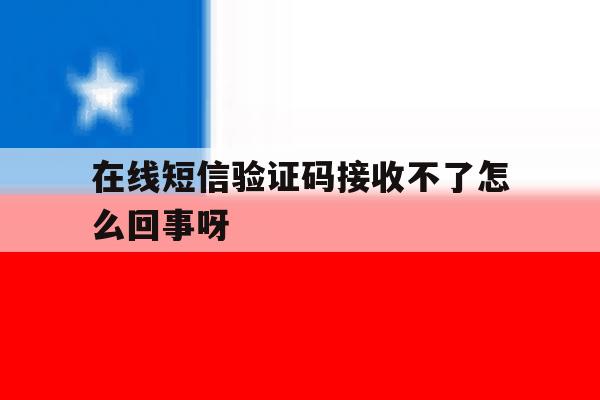 在线短信验证码接收不了怎么回事呀 在线短信验证码接收不了怎么回事呀