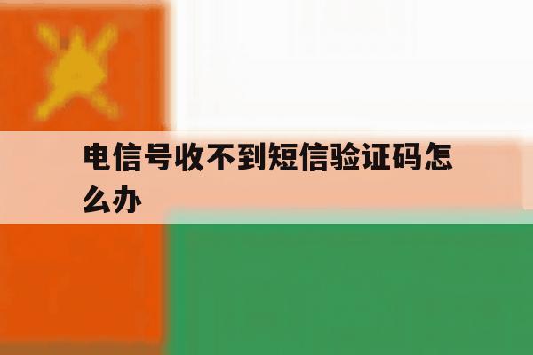 电信号收不到短信验证码怎么办 电信号收不到短信验证码怎么办