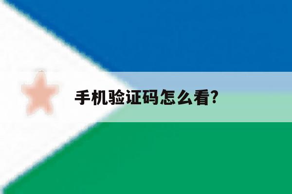 手机验证码怎么看? 手机验证码怎么看?