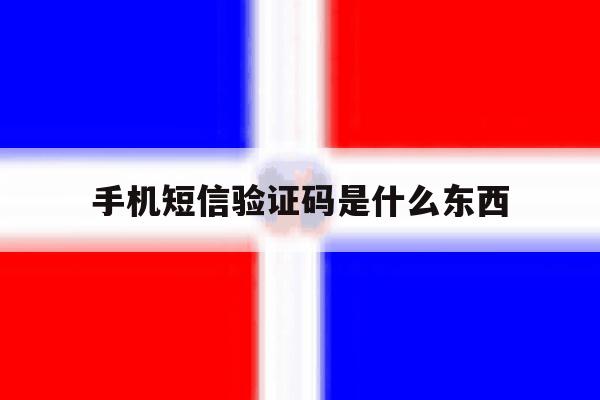 手机短信验证码是什么东西 手机短信验证码是什么东西