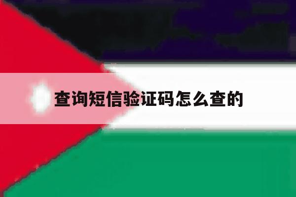 查询短信验证码怎么查的 查询短信验证码怎么查的